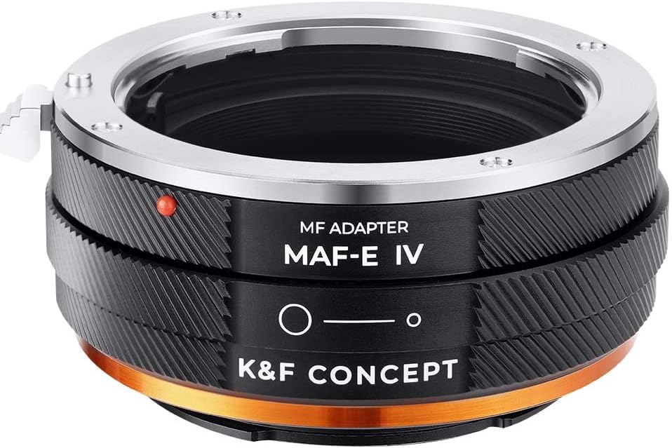 K&amp;F Concept MAF-NEX IV PROLens Mount Adapter Manueller Fokus Kompatibel mit Minolta AF/Sony Alpha A