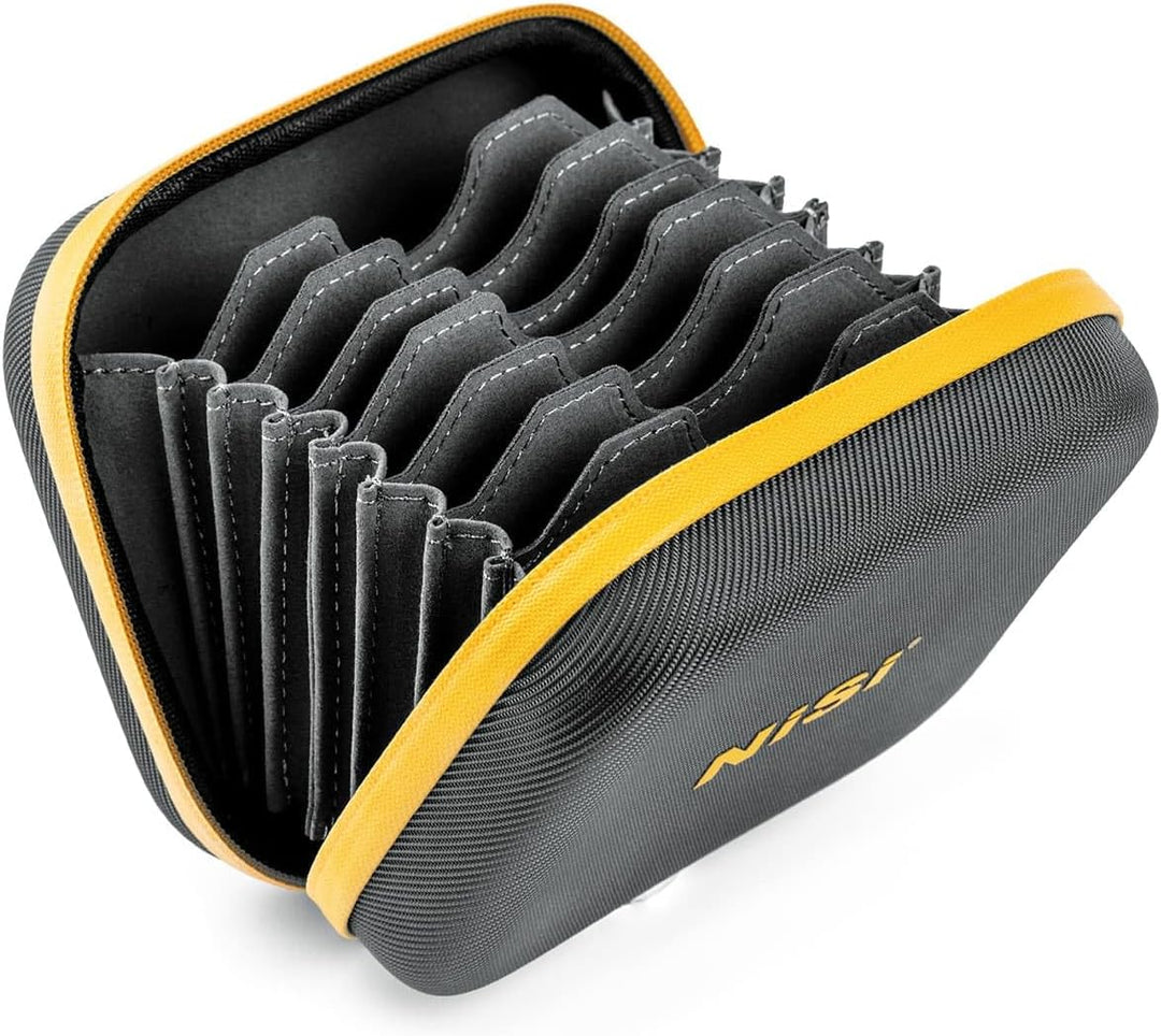NiSi Caddy II Round Filtertasche Filter Pouch - Filter Tasche für 8 Zirkulare Filter bis zu Max 95 m