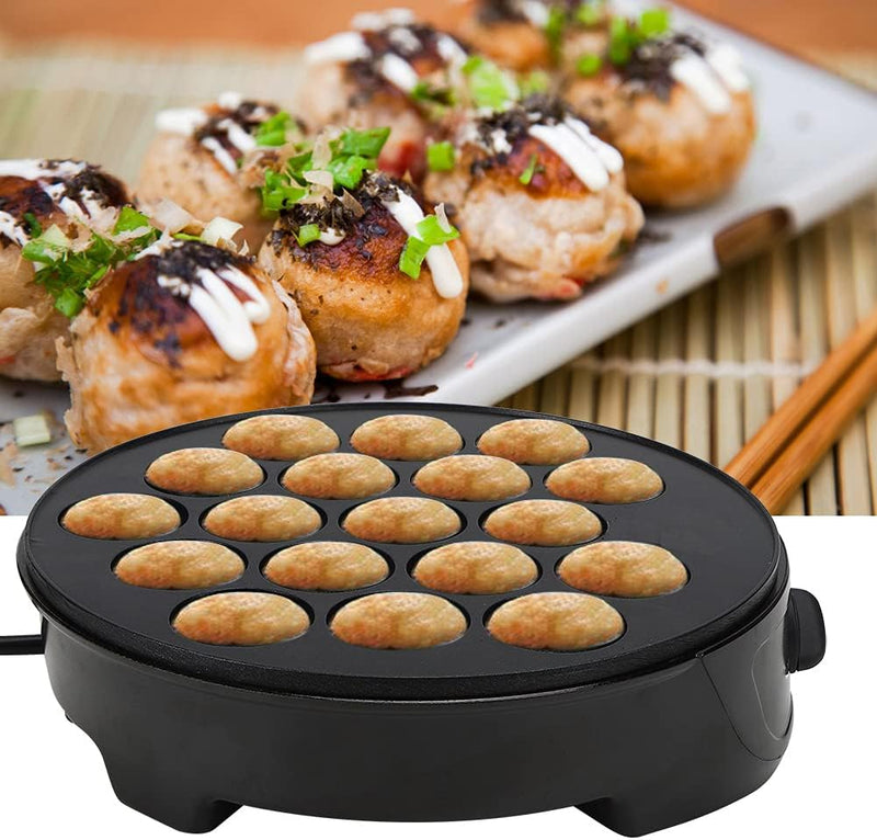 Takoyaki-Maker, Elektrischer Takoyaki-Grill-Octopus-Ball-Maschine Mini-Pfannkuchen-Ball-Maker Breakf