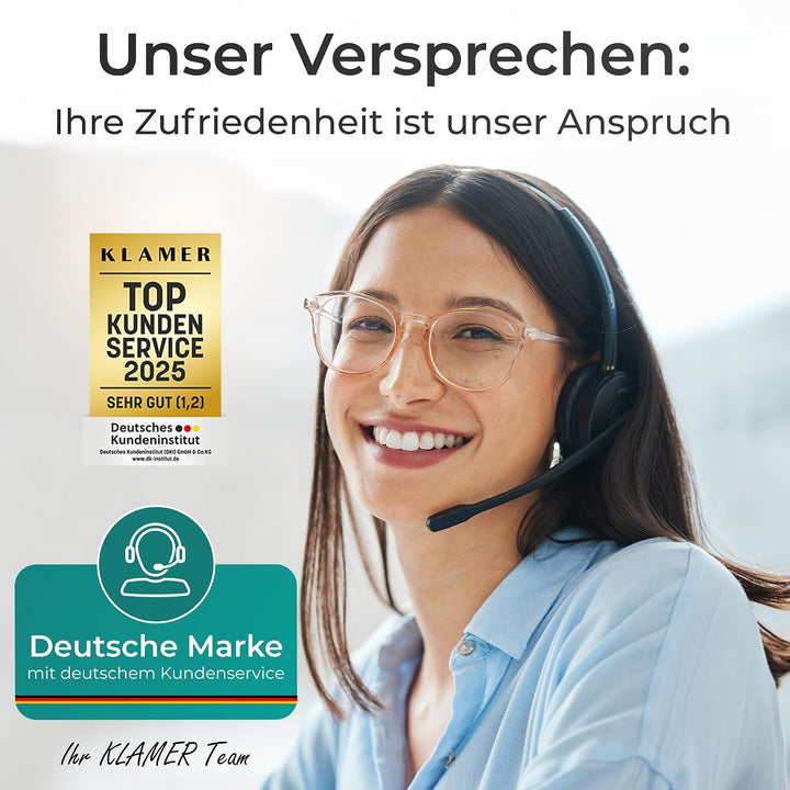 KLAMER Eiswürfelmaschine Edelstahl, 12 kg/24h, 8 Würfel in 8 Min, 1L | Geräuscharmer Kompressor, Tra