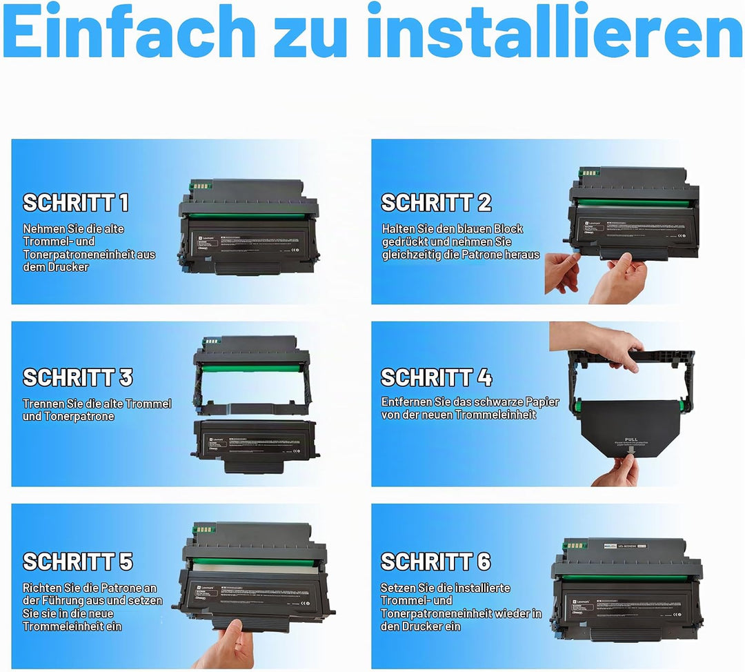 LCL Kompatibel Trommeleinheit B220Z00 MB2236i B2236dw MB2236adw MB2236adwe Ersatz für Lexmark MB2236
