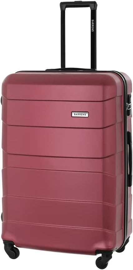 BARRENS Grosser Koffer | Aufgabegepäck | 77x52x29 cm | 90 L | 4x360 Grad Rollen | Flexibler Griff |