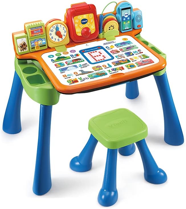 VTech Interaktiver Schreibtisch, Kunststoff, Mehrfarbig