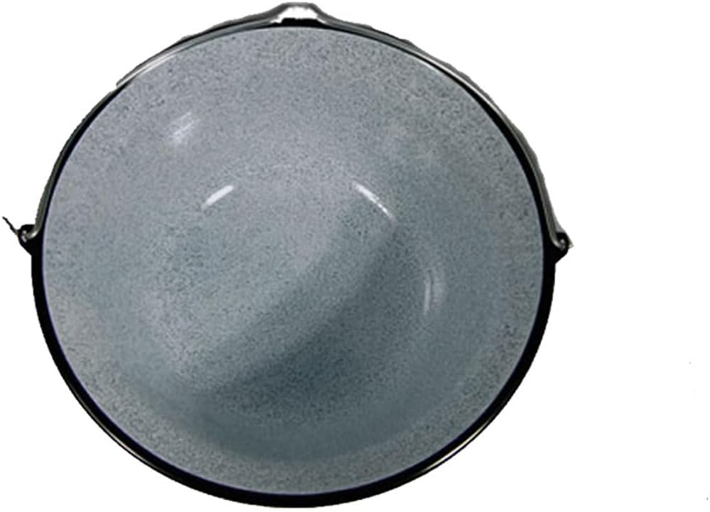 troph-e-shop Set Gulaschkessel Gulaschtopf 22 Liter Emaille + Deckel + Gratis Schöpfkelle