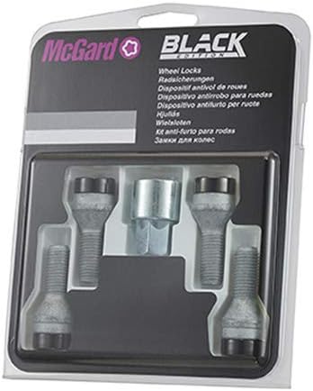 27184SUB Radsicherungsbolzen SUB (Schwarz) M14x1.5, Kegelsitz, Schaftlänge 24,0mm, SW17, Schlüsseldu