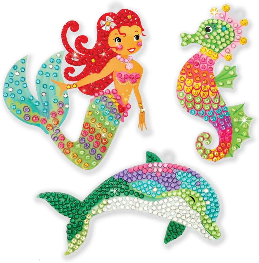 ARTISTA 9342961 Bastelset Glitzerfensterbilder, Unterwasserwelt, Kreativset in praktischer Aufbewahr
