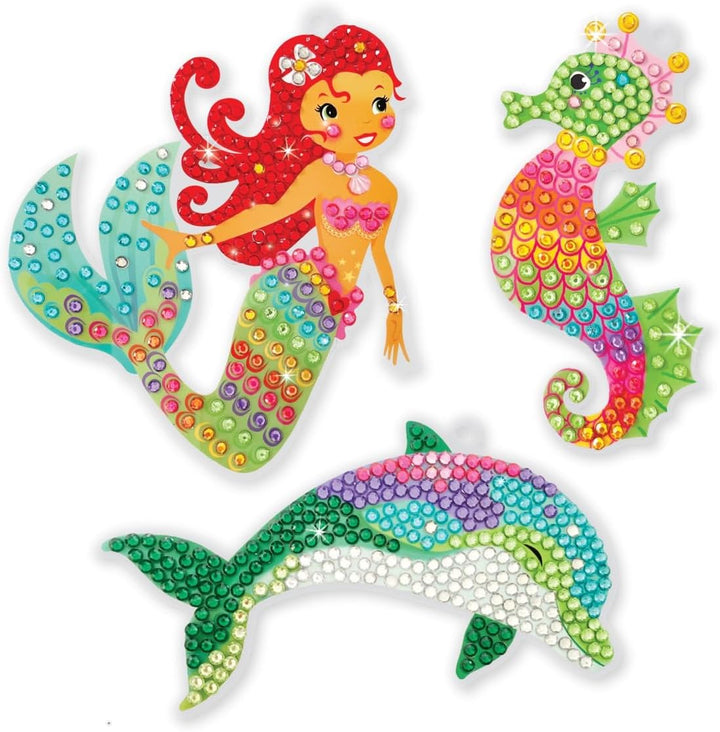ARTISTA 9342961 Bastelset Glitzerfensterbilder, Unterwasserwelt, Kreativset in praktischer Aufbewahr