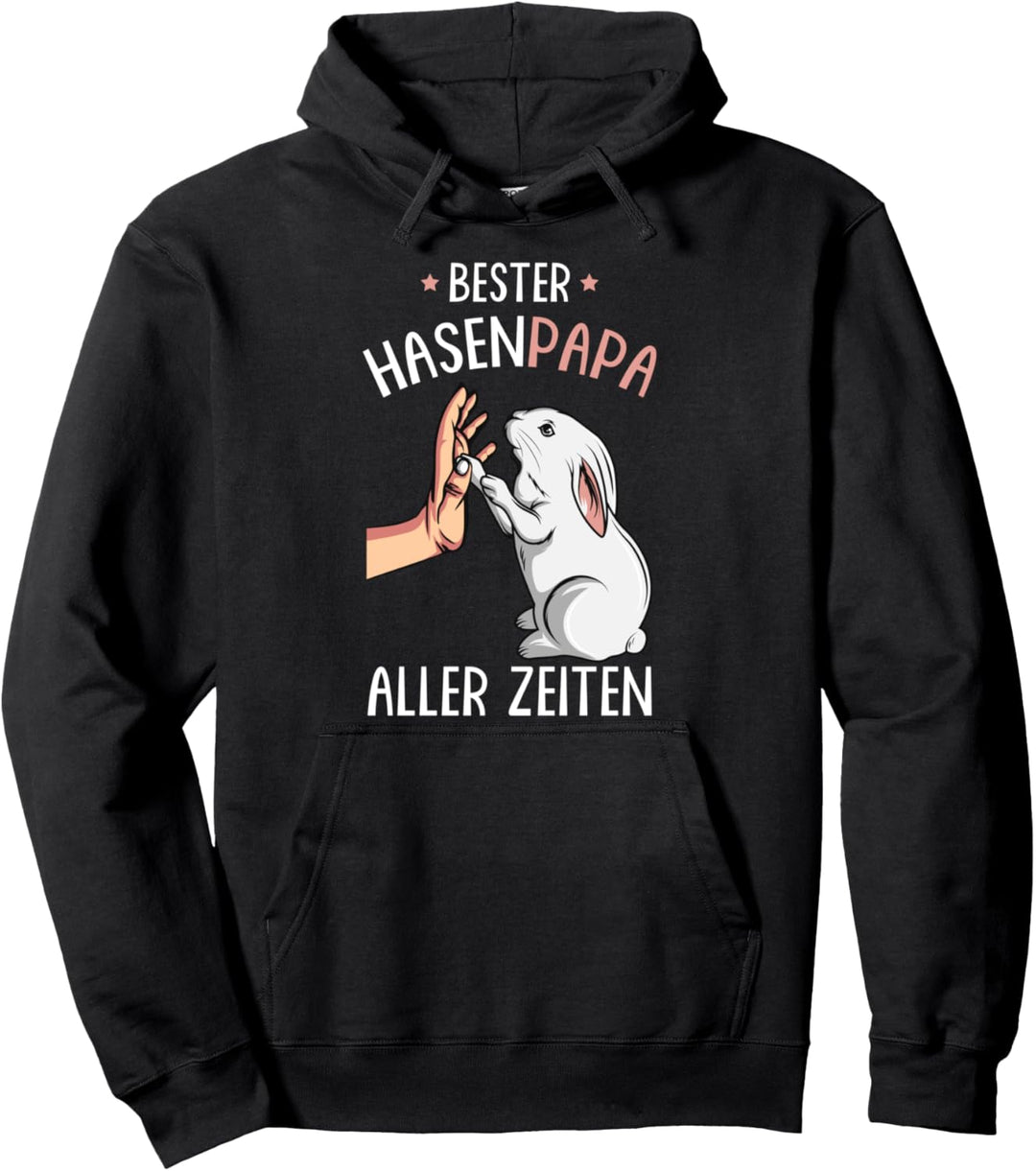 Bester Hasen Papa aller Zeiten Hase Kaninchen Hasen Pullover Hoodie