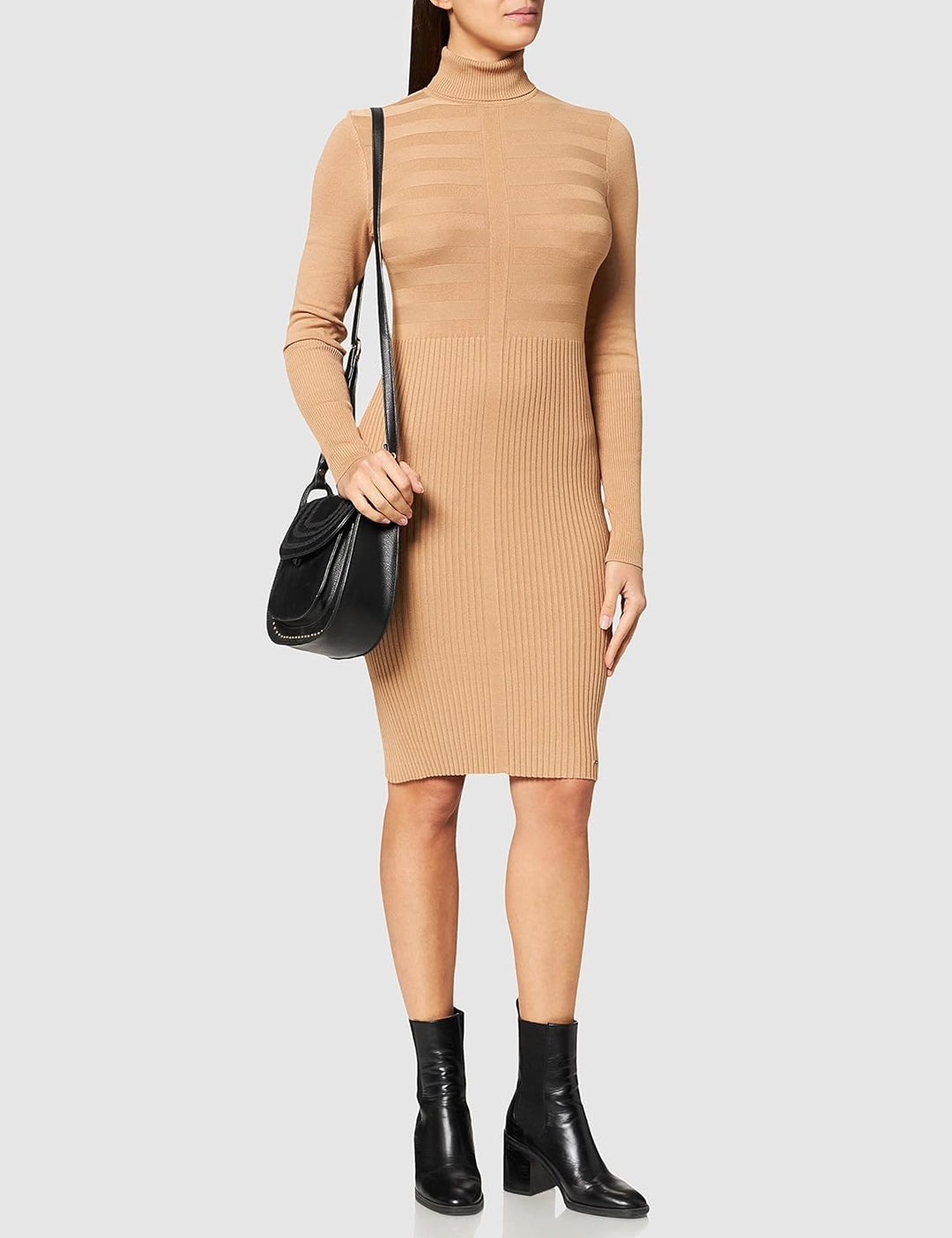 Morgan Damen Robe L Camel, L Camel