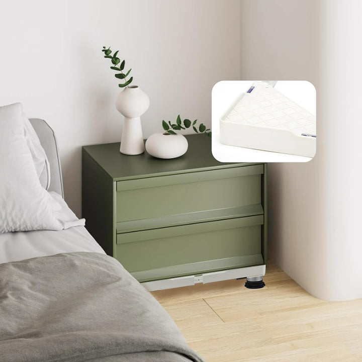 Untergestell für Kühlschrank Sockel Höhe 24cm/29cm/39cm,Einstellbare 45-67cm spülmaschine Gefriertru