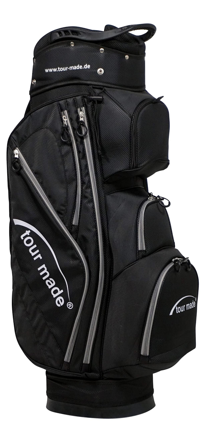 Tour Made Ultralight Golf Bag Cartbag I 2kg leicht I 14fach durchgehende Unterteilung I Golfbag Golf