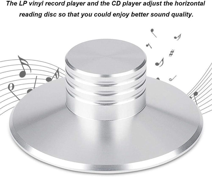 Tosuny Schallplattengewicht Clamp LP Schallplattenspieler Metal Disc Stabilizer für LP Plattenspiele