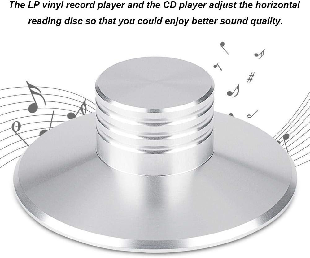 Tosuny Schallplattengewicht Clamp LP Schallplattenspieler Metal Disc Stabilizer für LP Plattenspiele