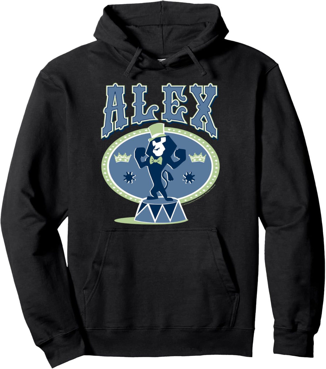 Madagascar Alex Circus Lion Silhouette Poster Pullover Hoodie