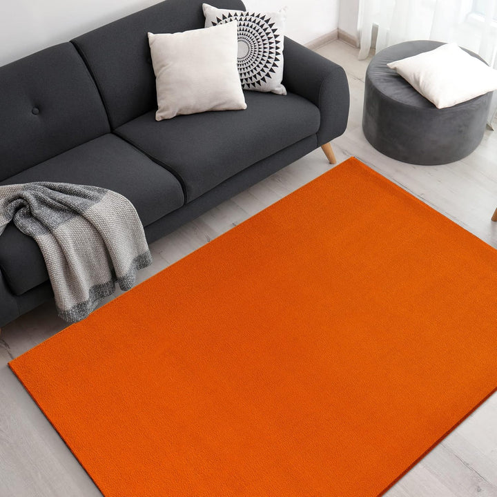 Impression Kurzflor-Wohnzimmerteppich - Schlichte Moderne Teppiche für Schlafzimmer, Büro, Flur, Küc