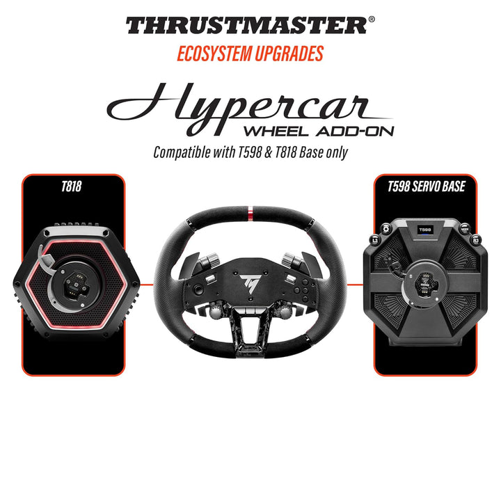 Thrustmaster Hypercar Wheel Add-On, Premium-Lenkrad, Für PC und Konsolen