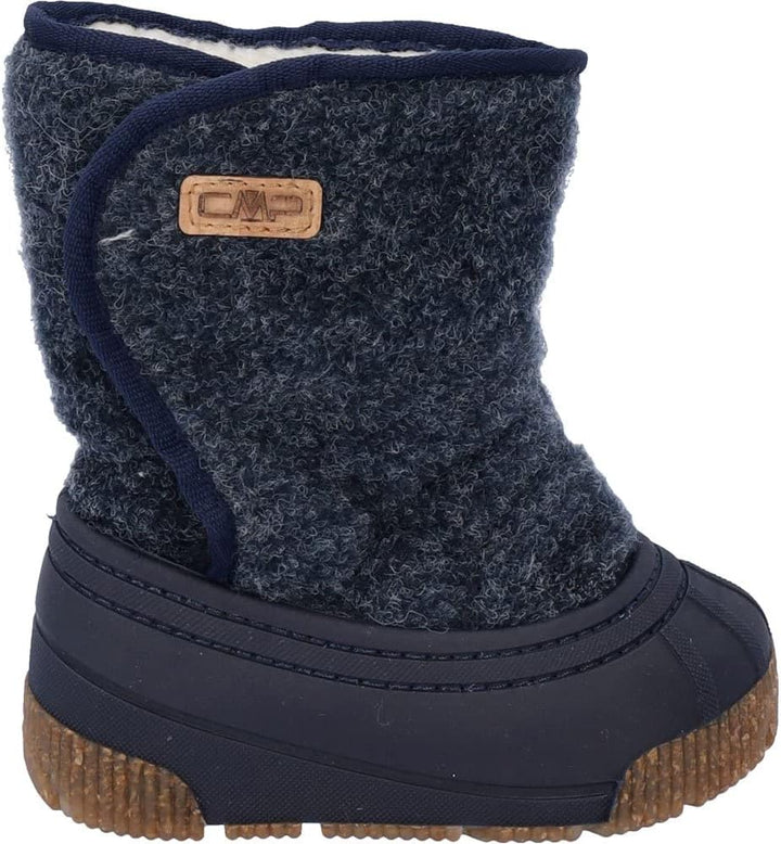 CMP Unisex Kinder Eco Baby Latu Snowboot Shoes Walking Shoe 26/27 EU Blau B Blue Mel, 26/27 EU Blau