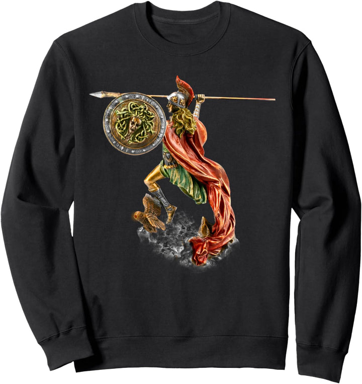 Athene mit Eule und Speer Sweatshirt