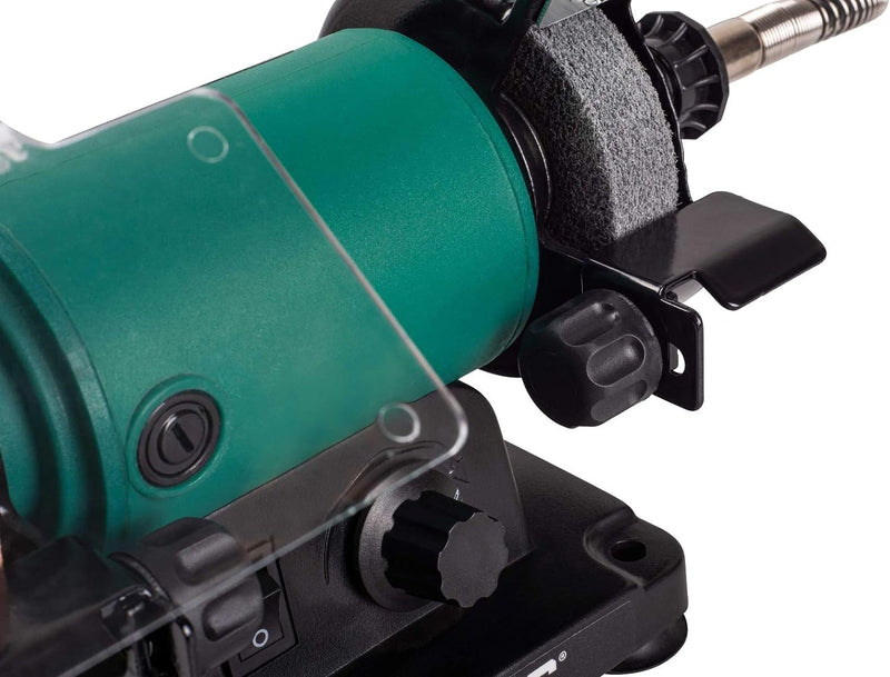 VONROC Doppelschleifer/Doppelschleifmaschine/Multifunktionswerkzeug 150W - 75mm mit flexibler Welle