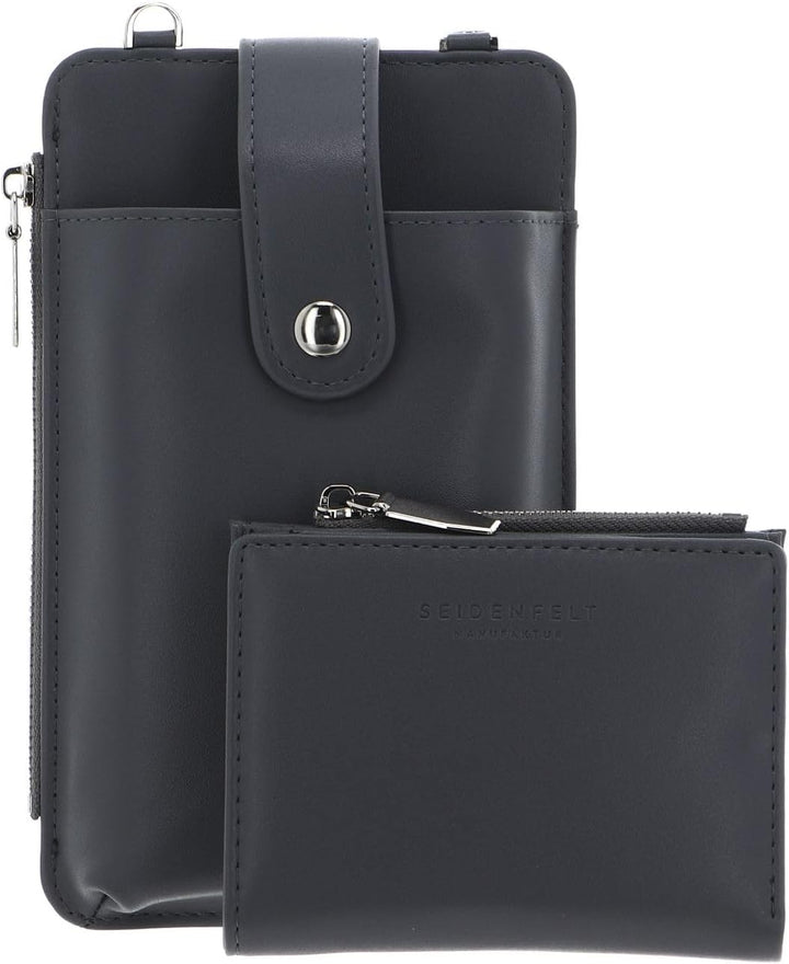 Seidenfelt Medja - Handytasche 18 cm anthracite, anthracite