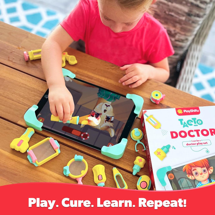 PlayShifu STEM Spielzeug für Kinder – Tacto Doctor (interaktives Kit + App) – Rollenspiel mit echtem