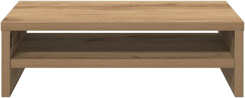 vidaXL Monitorständer Artisan-Eiche 42x24x13 cm Holzwerkstoff, Bildschirmständer, Monitorerhöhung, L