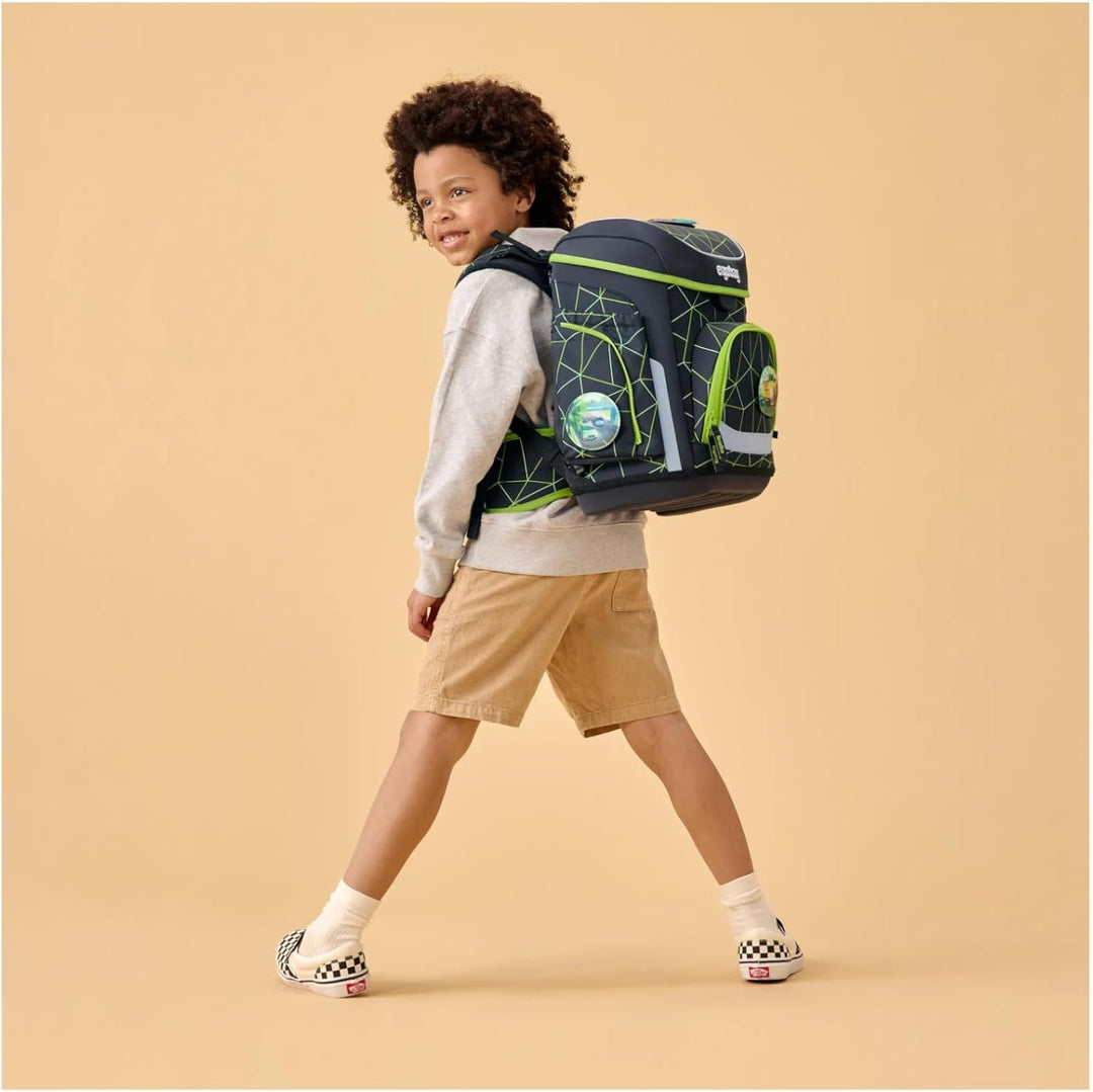 ergobag cubo Set ergonomischer Schulranzen, Vorgänger-Kollektion, klassisch 5-teilig 1. Klasse Grund