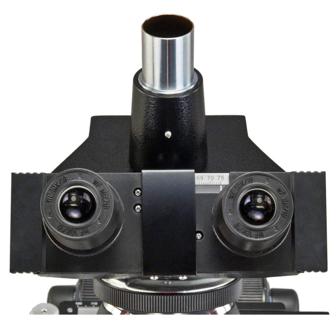 AmScope M837ZL-A191BD-C50U OMAX 40X-2500X 5MP Digital Advanced Oil NA1.25 Dunkelfeld-Trinokular-Comp
