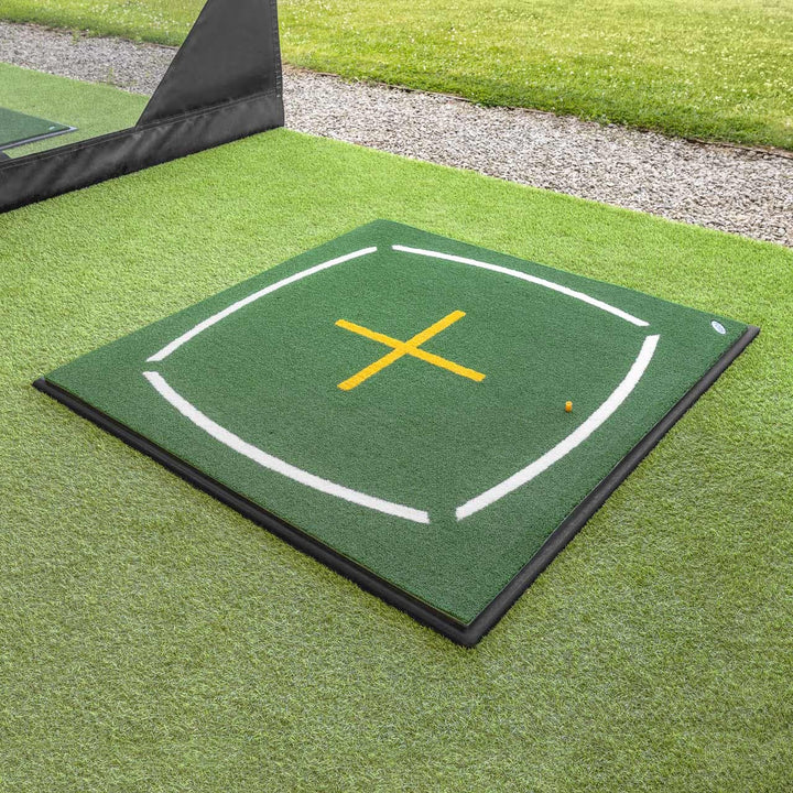 FORB Golf Lehrmatte | Ausrichtungslinen &amp; 4X Tee-Positionen Matte nur, Matte nur