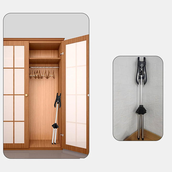Porte-Cintre À Vapeur | Support Repassage Pliable Vertical Avec, Accessoire Pour Vêtements Longs, Ch
