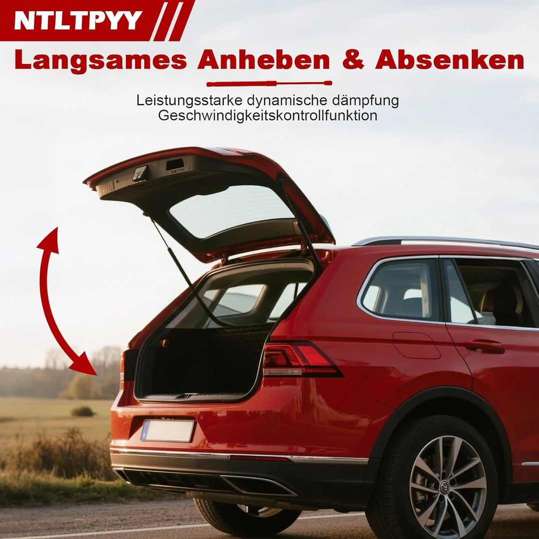2pcs Gasdruckfeder kompatibel mit VW Golf V 2003-2009, Exakte 535N Heckklappendämpfer für sanftes Öf