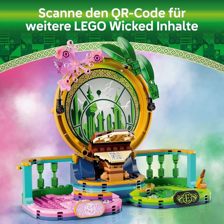 LEGO Wicked – Elphaba & Glinda Figuren – Spielzeug mit viel Zubehör, darunter EIN Besen, eine Krone,