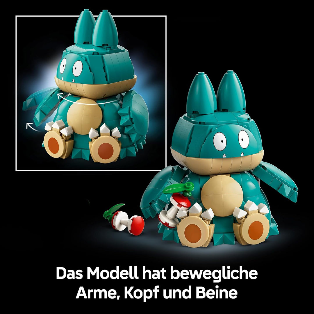 LEGO Pokémon Mampfaxo Figur - Modellbausatz für Erwachsene - Bauspielzeug aus dem Videospiel mit bew