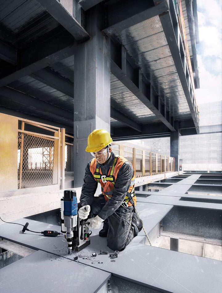 Bosch Professional Bohrmaschine (Schwarz, Blau, 1.200 Watt, max. Bohr-Ø 50 mm), GBM 50-2