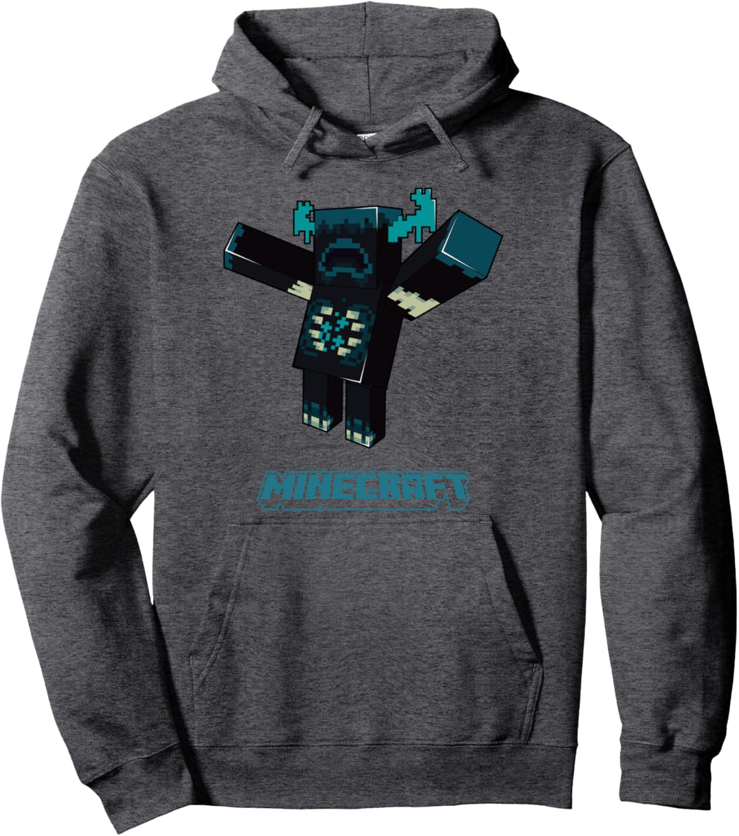 Minecraft Sculk Shriekers Hostile Mob Warden Attacking Pullover Hoodie