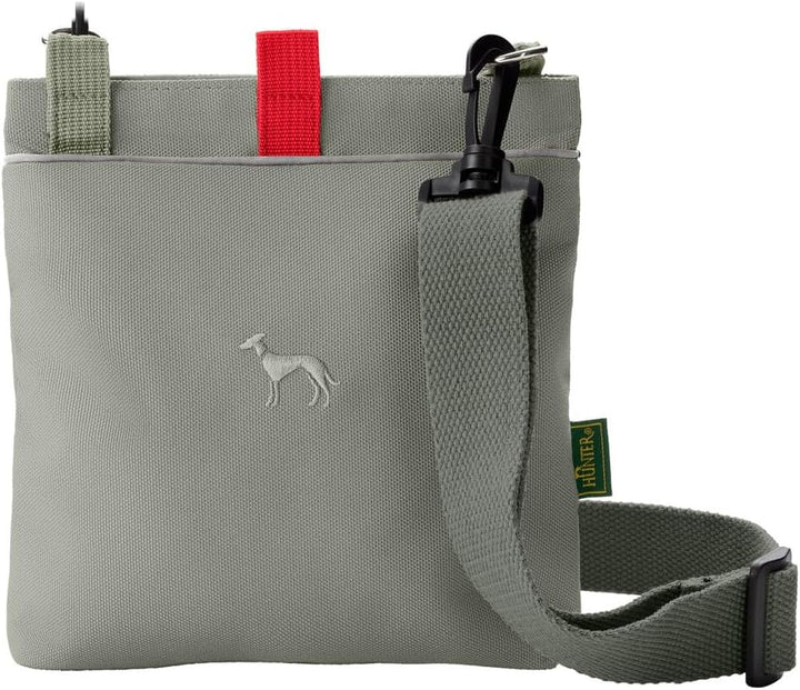 HUNTER Umhänge-Snackbeutel Alva 18 x 20 cm..., Farbe:grau, Grau