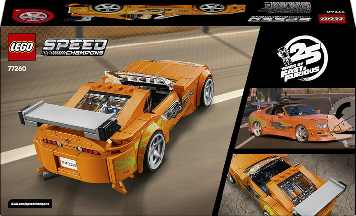 LEGO Speed Champions The Fast and The Furious Toyota Supra MK4 - Auto Spielzeug - Modellbau mit Brya