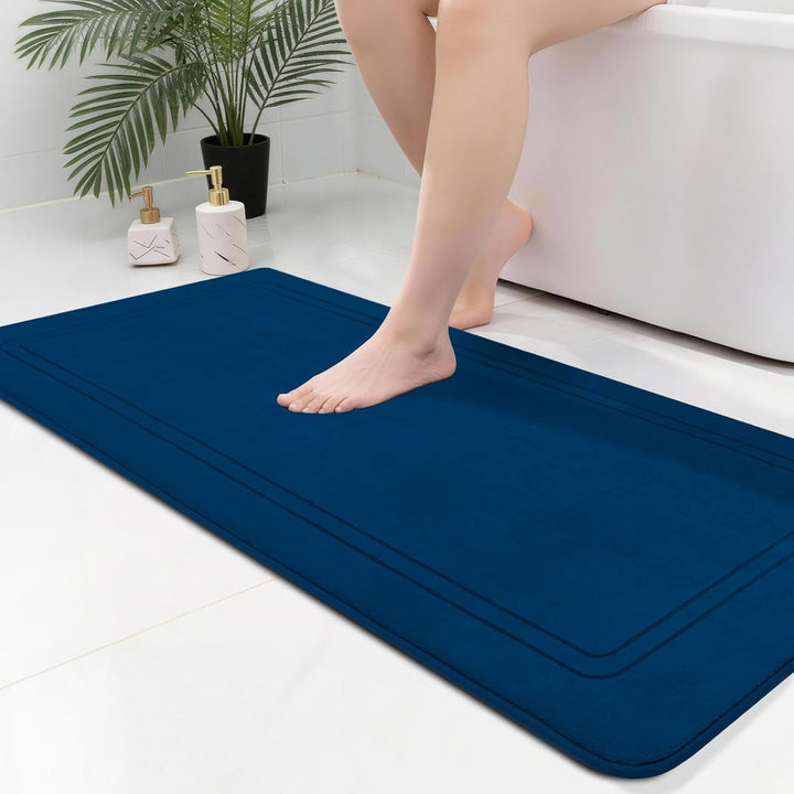 chakme Badematte rutschfest,Badezimmerteppich Weich Badteppich Saugfähige Badvorleger Duschvorleger