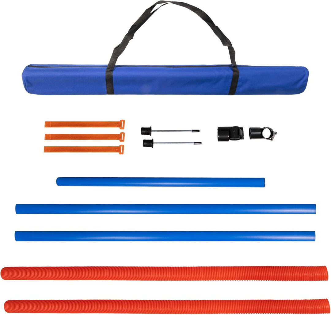 NATIV grosser Sprungring für Hunde, Durchmesser 70cm, höhenverstellbar, mit Tragetasche