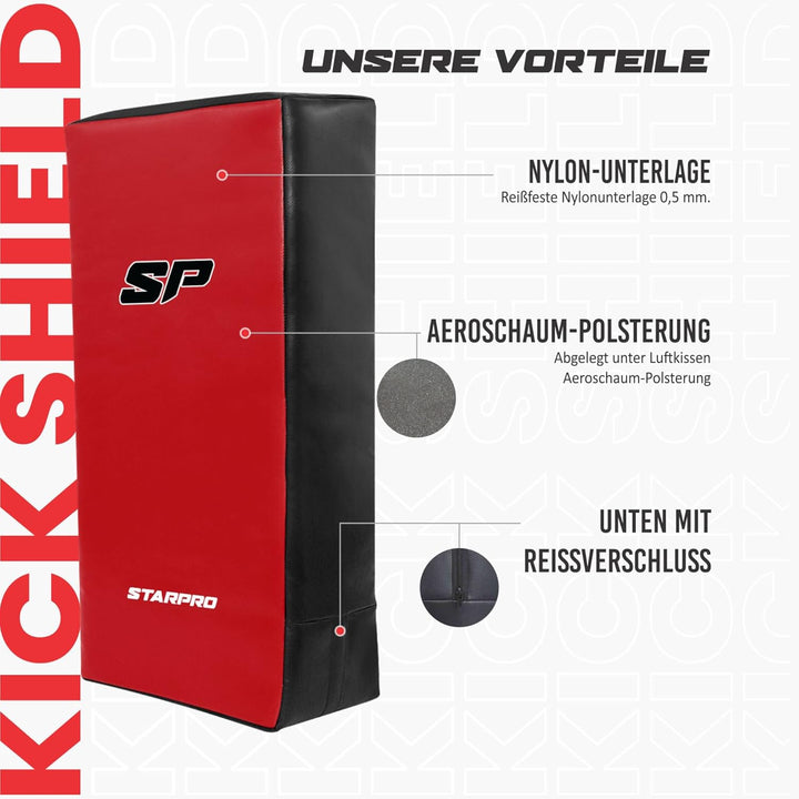 Starpro Robustes Premium Schlagpolster für Harte Tritte & Schläge - Schlagpolster Kampfsport, Schlag