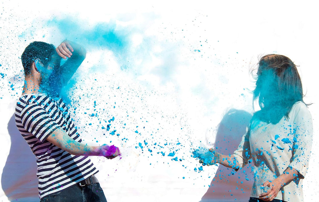 Polvo Holi 8 Holi-Beutel je 100 Gramm