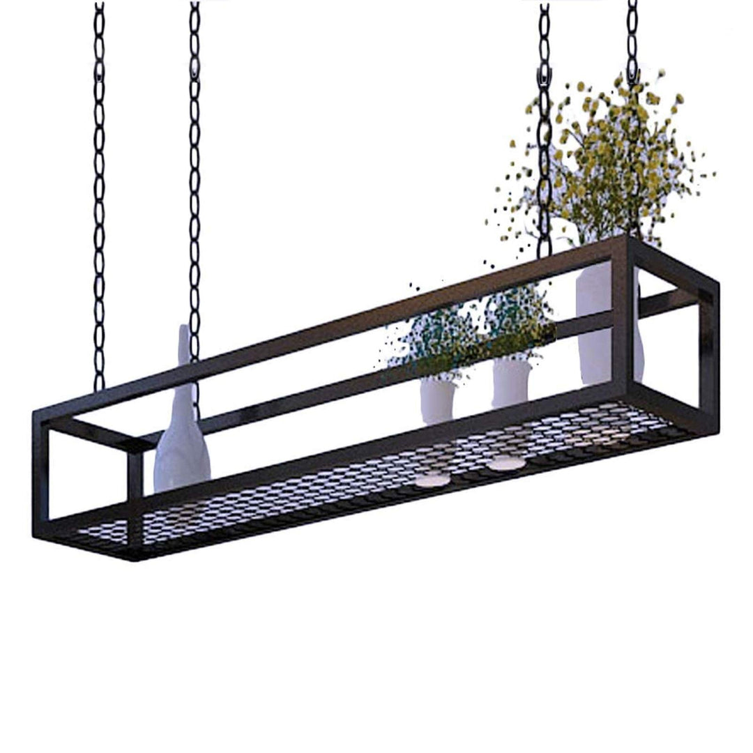 WYFZT Deckenregal Hängend Küche kücheninsel Pot Pan Rack Hängende Regale Kreative Decken-blumenständ