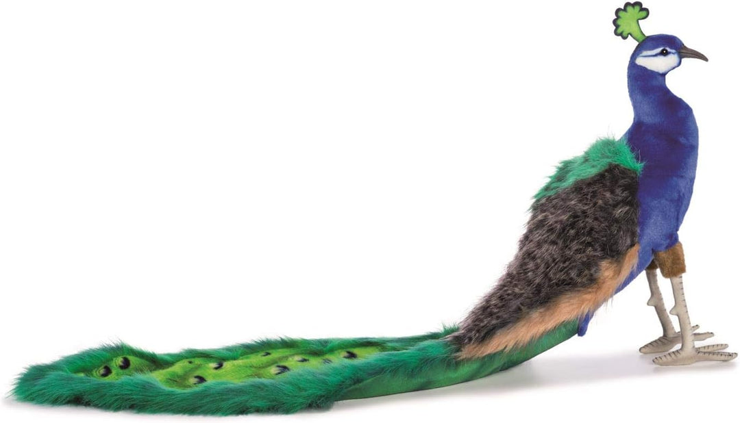 Plüschtier Pfau, 33 cm H/100 cm L