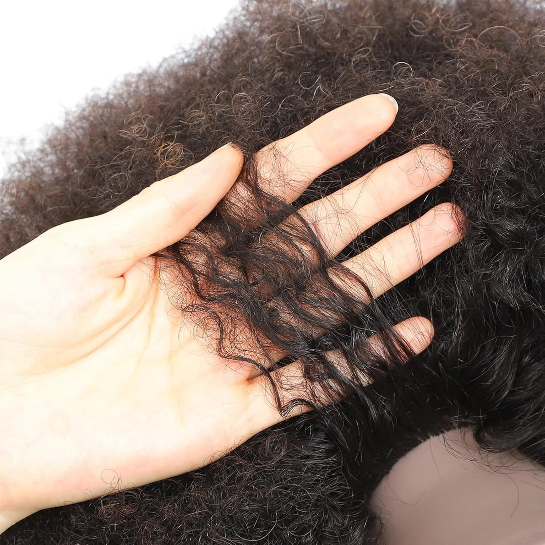 Ausbildung Kopf Afroamerikaner mit 100% Echthaar Schaufensterpuppe Kopf Kosmetologie Afro Haar Schau
