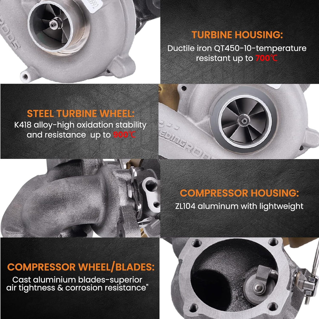 maXpeedingrods Turbo Turbolader Abgasturbolader für A3 A4 TT Bora Sport Golf GTI 1.8L K04 K04-001