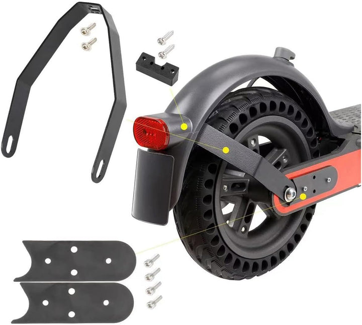 aibiku Hinteres Schutzblech für Xiaomi M365, 1S, Essential, Pro, Pro 2 Scooter, verbesserte Version,