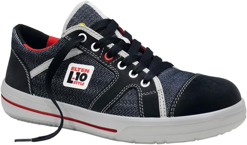 ELTEN Sicherheitsschuhe Sensation Lady Low ESD S2, Damen, Leder/Textil, Stahlkappe, leicht, sportlic