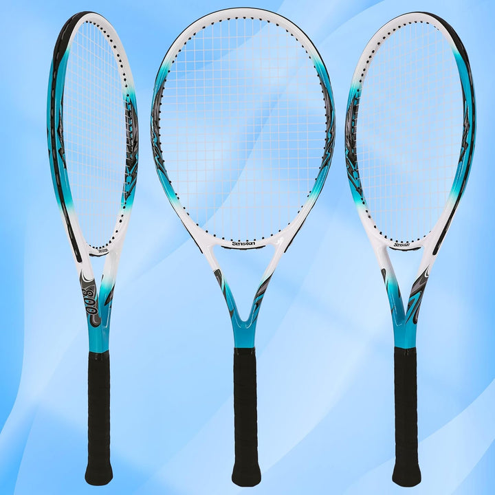 Senston Tennisschläger 68,6 cm, Professioneller Training Tennis Racket für Damen Herren blue 27 inch