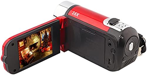 Topiky HD Digital Video Camera Camcorder,Tragbarer Vlogging Kamera Recorder 1080P 16MP 2,7 Zoll 270