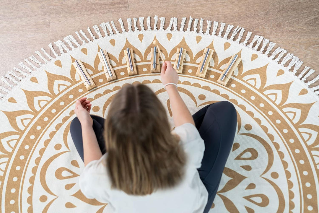 Sonic Energy Energy Chimes Chakra Set – 7 planetarisch gestimmte Klangstäbe für jedes Chakra – für M